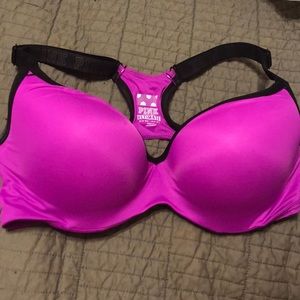 Hot pink Victoria’s Secret pink sports bra size M